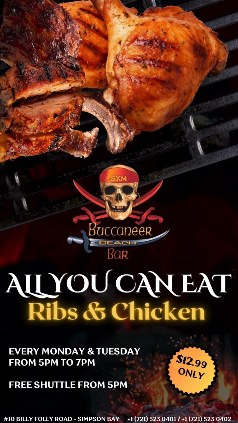 All You Can Eat Ribs & Chicken